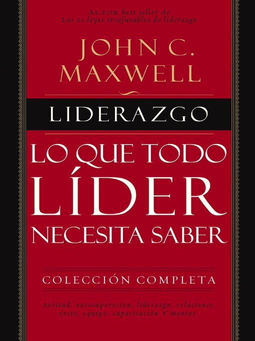 Title details for Liderazgo by John C. Maxwell - Wait list